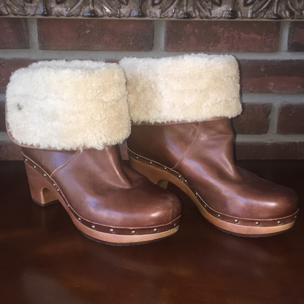Heeled ugg boots